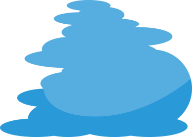 Mavi Bulutlu Resim Clipart