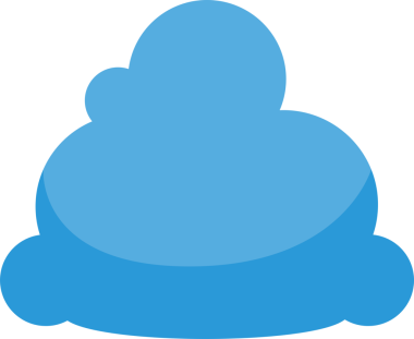Mavi Bulutlu Resim Clipart
