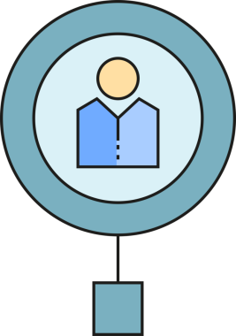 İnsan Kaynakları Büyüteç Simgesi