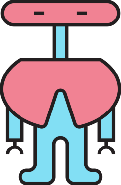 Robot Karakteri Avatar Simgesi