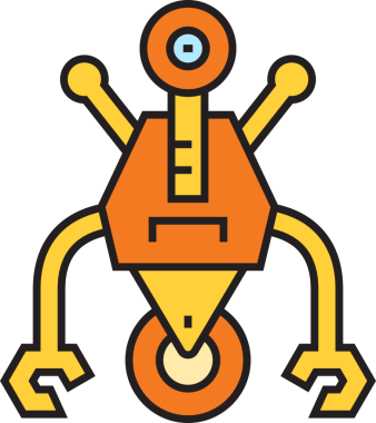 Robot Karakteri Avatar Simgesi