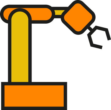 Robotik Kol Simgesi İllüstrasyonu