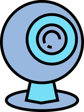 CCTV güvenlik kamerası simgesi