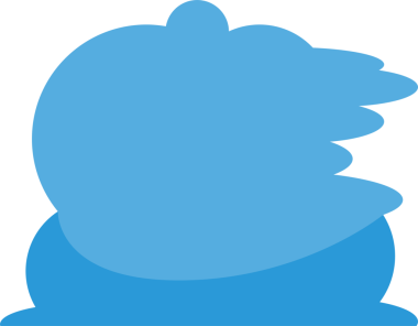 Mavi Bulutlu Resim Clipart