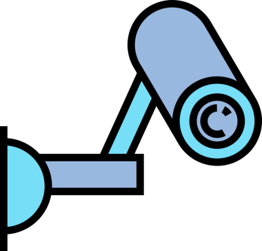 CCTV güvenlik kamerası simgesi