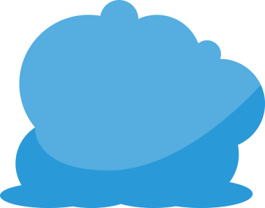 Mavi Bulutlu Resim Clipart