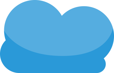 Mavi Bulutlu Resim Clipart