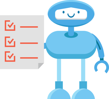 Mavi Robot Çizgi Film Çizimi