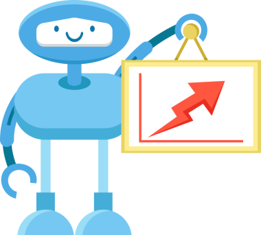 Mavi Robot Çizgi Film Çizimi