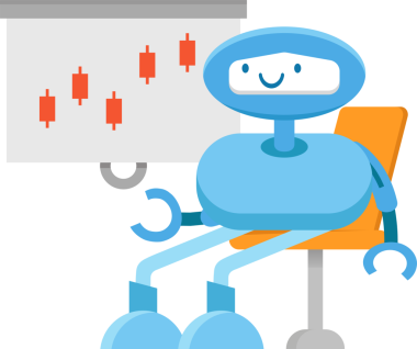 Mavi Robot Çizgi Film Çizimi