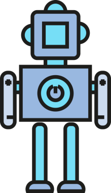 Robot Karakter Simgesi Clipart