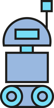 Robot Karakter Simgesi Clipart