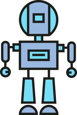 Robot Karakter Simgesi Clipart