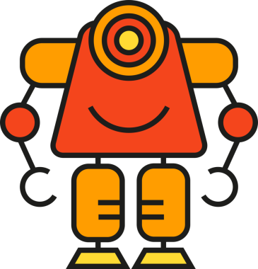 Robot Karakter Simgesi Clipart