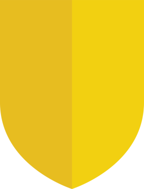 Sarı Kalkan Rozet Simgesi