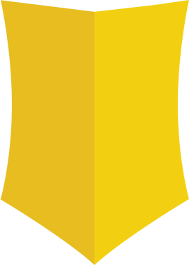 Sarı Kalkan Rozet Simgesi