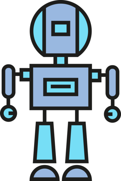 Robot Karakter Simgesi Clipart