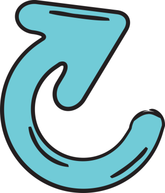 Doodle ve Comic Arrow Sembolü