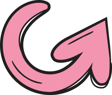 Doodle ve Comic Arrow Sembolü