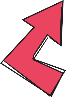 Doodle ve Comic Arrow Sembolü