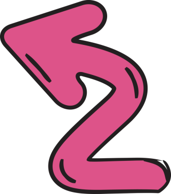 Doodle ve Comic Arrow Sembolü