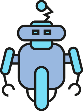 Robot Karakter Simgesi Clipart