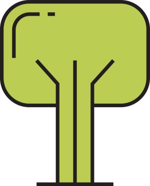 Ağaç Simgesi Simgesi Clipart