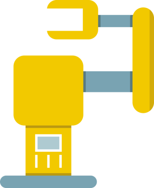 Endüstriyel robot manipülatör simgesi