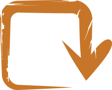 Grunge Arrow Çizim Sembolü