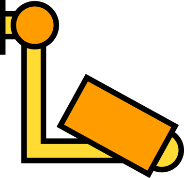 Cctv Simge İllüstrasyon Sembolü