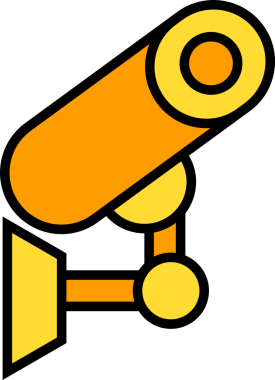 Cctv Simge İllüstrasyon Sembolü