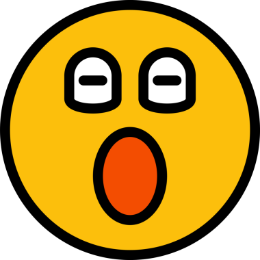 Şaşırmış Yüz Emoji Clipart