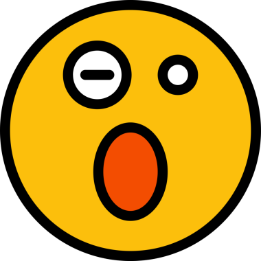 Şaşırmış Yüz Emoji Clipart