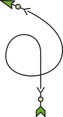 Dekoratif Ok Sembol İllüstrasyonu