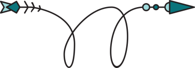 Dekoratif Ok Sembol İllüstrasyonu