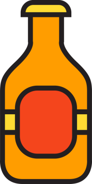 Alkol Şişesi Simgesi Clipart