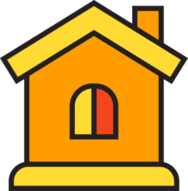 Ev Yapılandırma Simgesi İllüstrasyonu