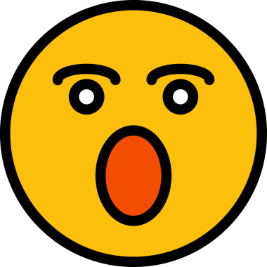 Şaşırmış Yüz Simgesi Clipart