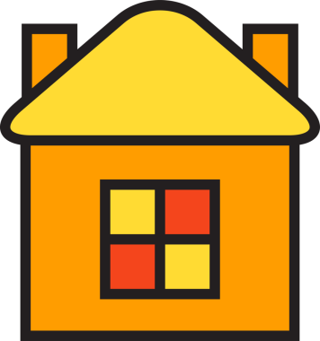 Ev Binası Simgesi Clipart