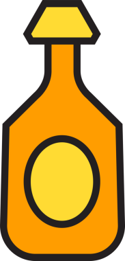 alkol şişe simge tasarlamak