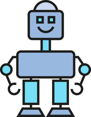 Robot Karakter Simgesi Clipart