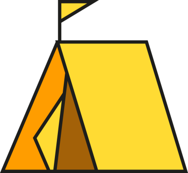 Kamp Çadırı Simgesi Clipart