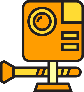 Eylem Kamerası Simgesi Clipart