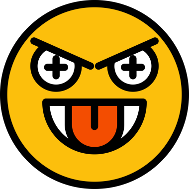 Küstah Yüz Duygusallığı Clipart