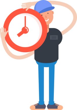 Cap Illustration ile Erkek Karakteri