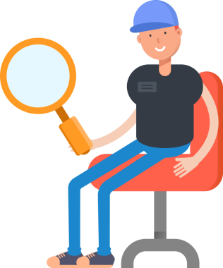 Cap Illustration ile Erkek Karakteri