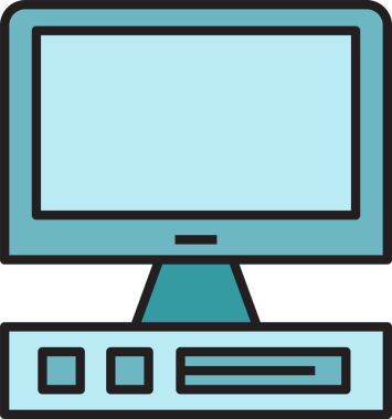 Pc Bilgisayar Simgesi Clipart