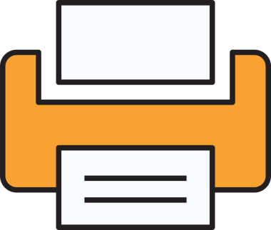 Yazıcı Simgesi İllüstrasyon Klibi