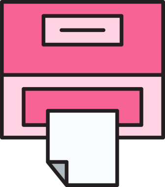 Yazıcı Simgesi İllüstrasyon Klibi