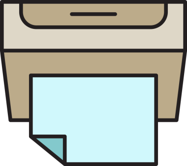 Yazıcı Simgesi İllüstrasyon Klibi